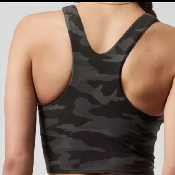 Athleta Grey Camo Conscious Crop Printed A - C - Picture 2 of 8